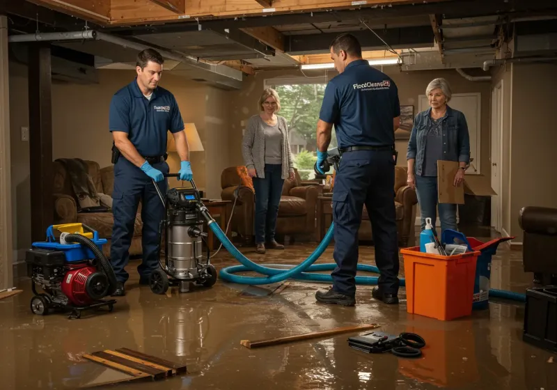 Basement Water Extraction and Removal Techniques process in Wallace, NC